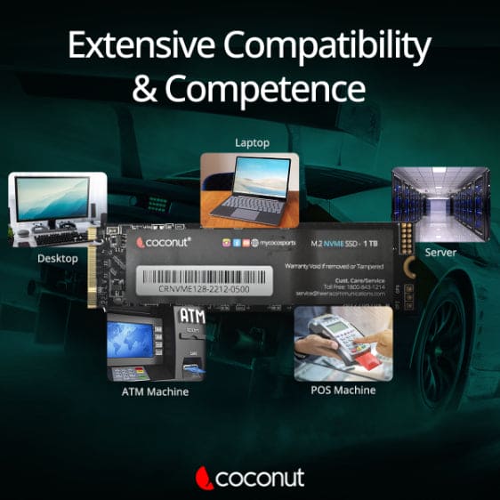 512GB NVMe PCIe SSD 2280 for high-speed data storage